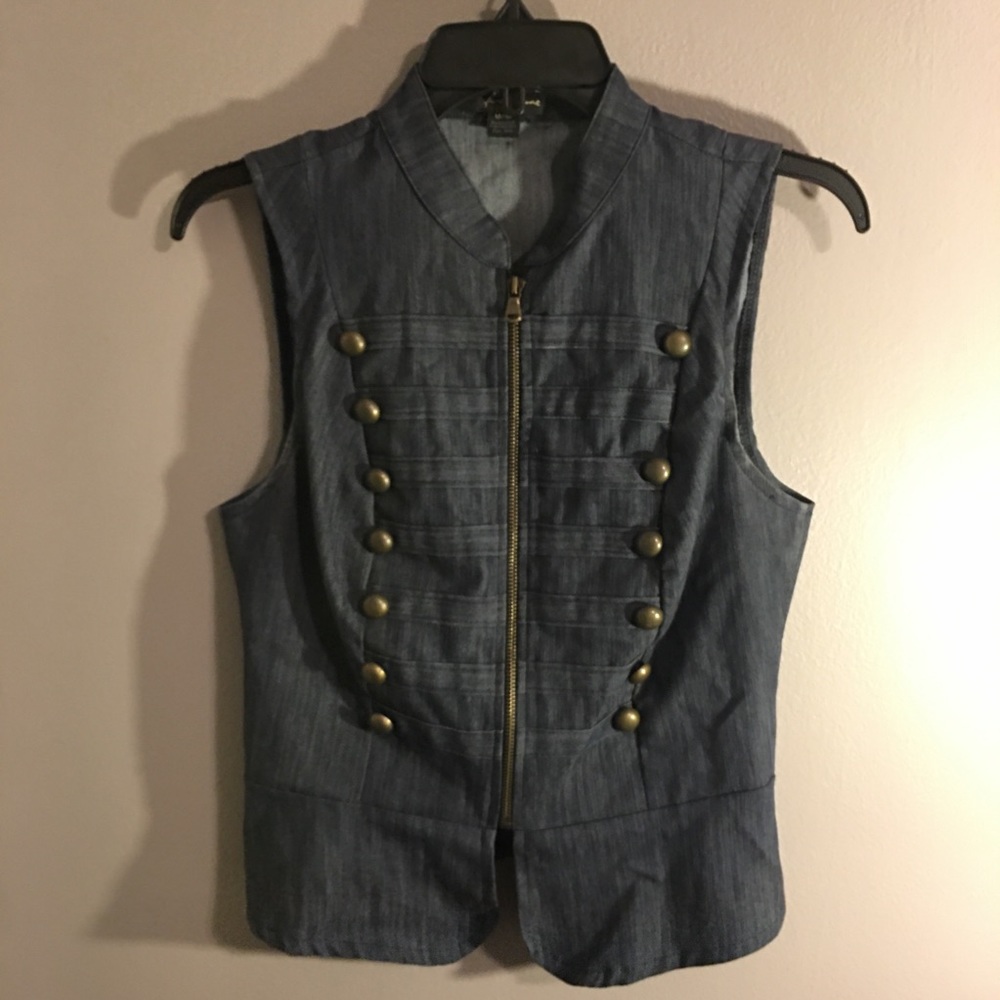 Forever 21 Denim Colored Vest